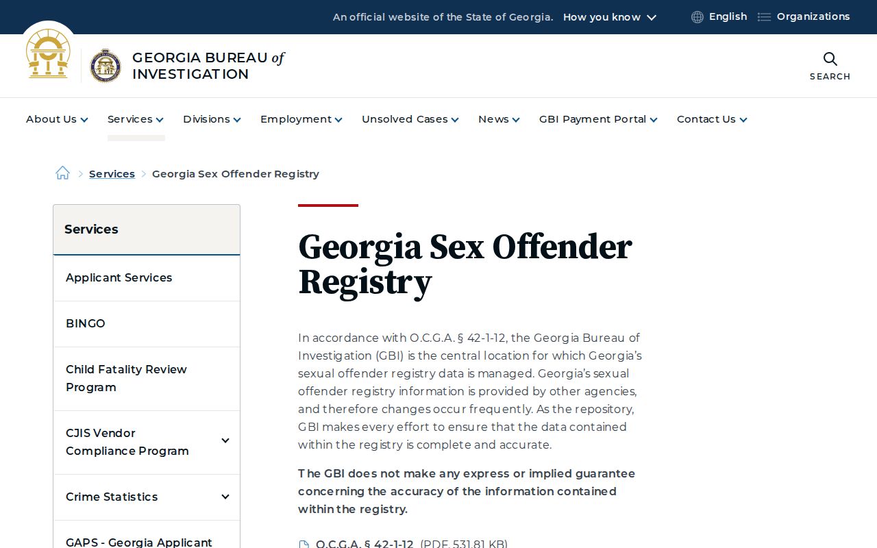 Newnan people search reference to an official Georgia state registry gateway